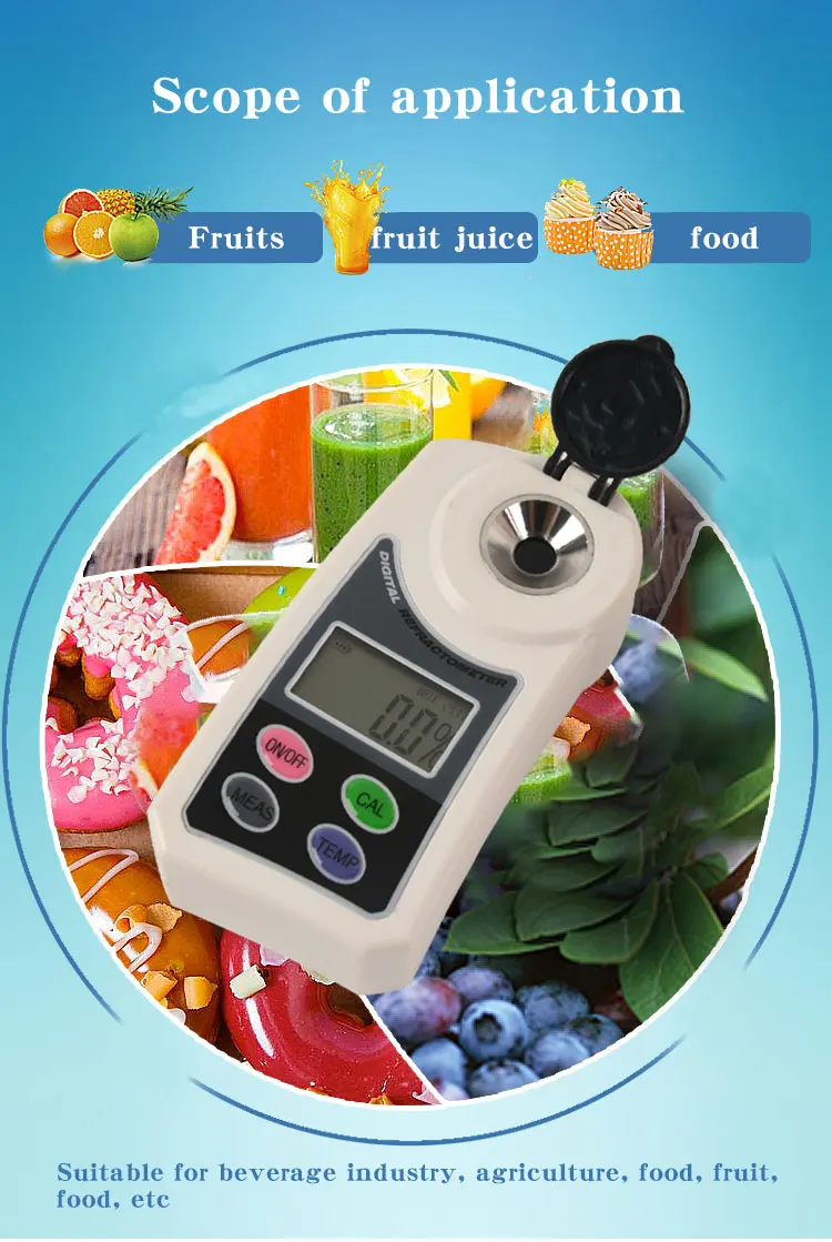 Sweetness Sugar Tester - Digital Brix Meter Refractometer Fruit Sugar  Tester (Model: ZMSZ-J) - Diabetics United