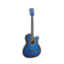 Chinese cheap wholesale Price 38 inch linden acoustic guitar for student
