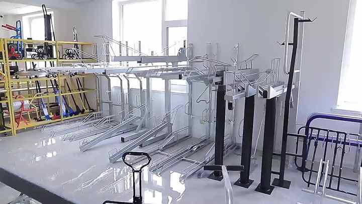 GBR03-Wheel Parking Rack Vertical Metal Non-Motor Vehicle Storage Rack ...