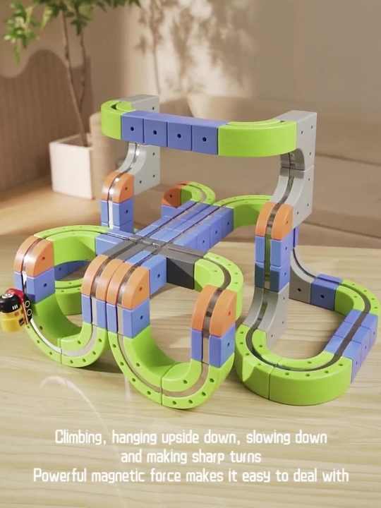 Magnetic Levitation Train DIY Building Blocks Magic Rail Track stem ...