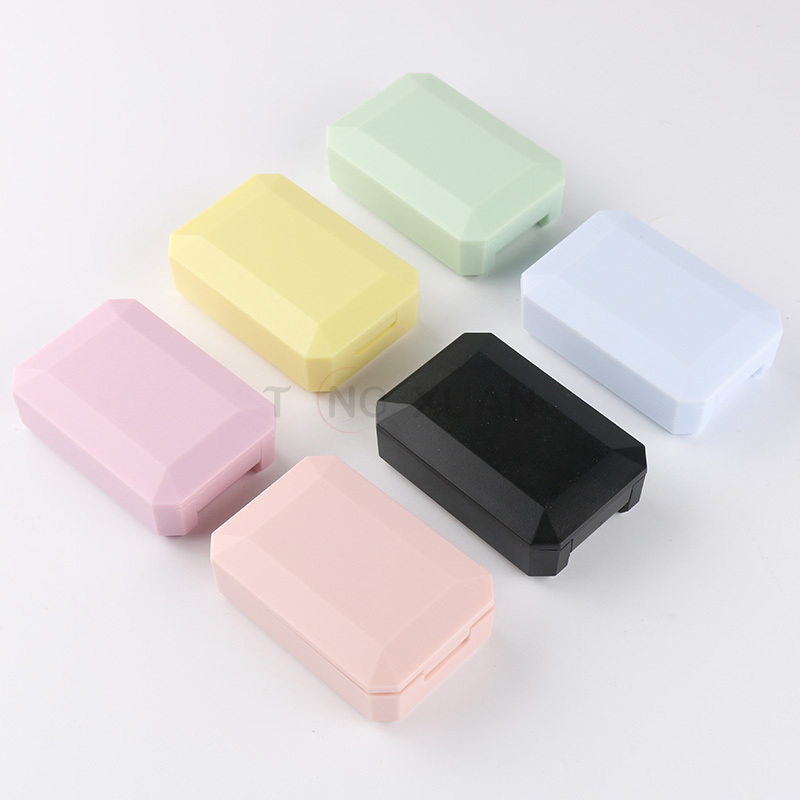 Colored Contact Cases Factory Direct Supply Custom Colorful Plastic Contact Lens Mate Box Small Exquisite And Lovely Portable Set Contact Lens Case