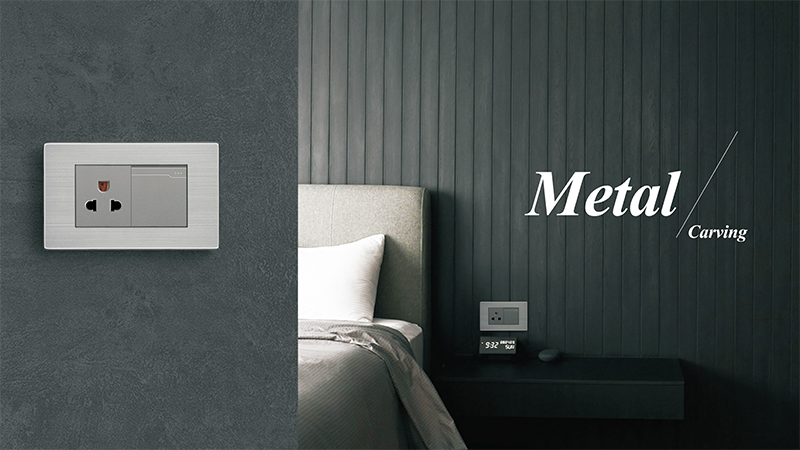 High Quality OEM 6 Pin South American Standard Wall Socket Stainless Steel Panel Duplex Receptacle Outlet