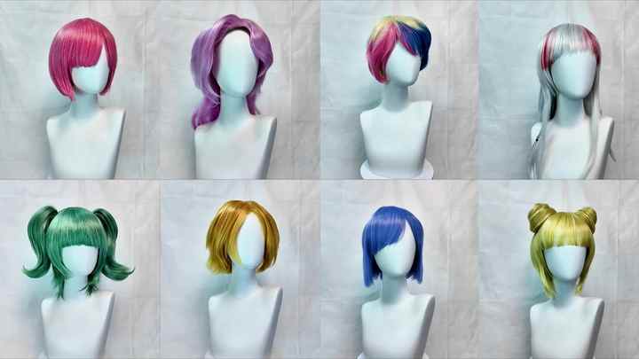 Yashiro Nene Anime Cosplay Long Straight Wig with Bangs