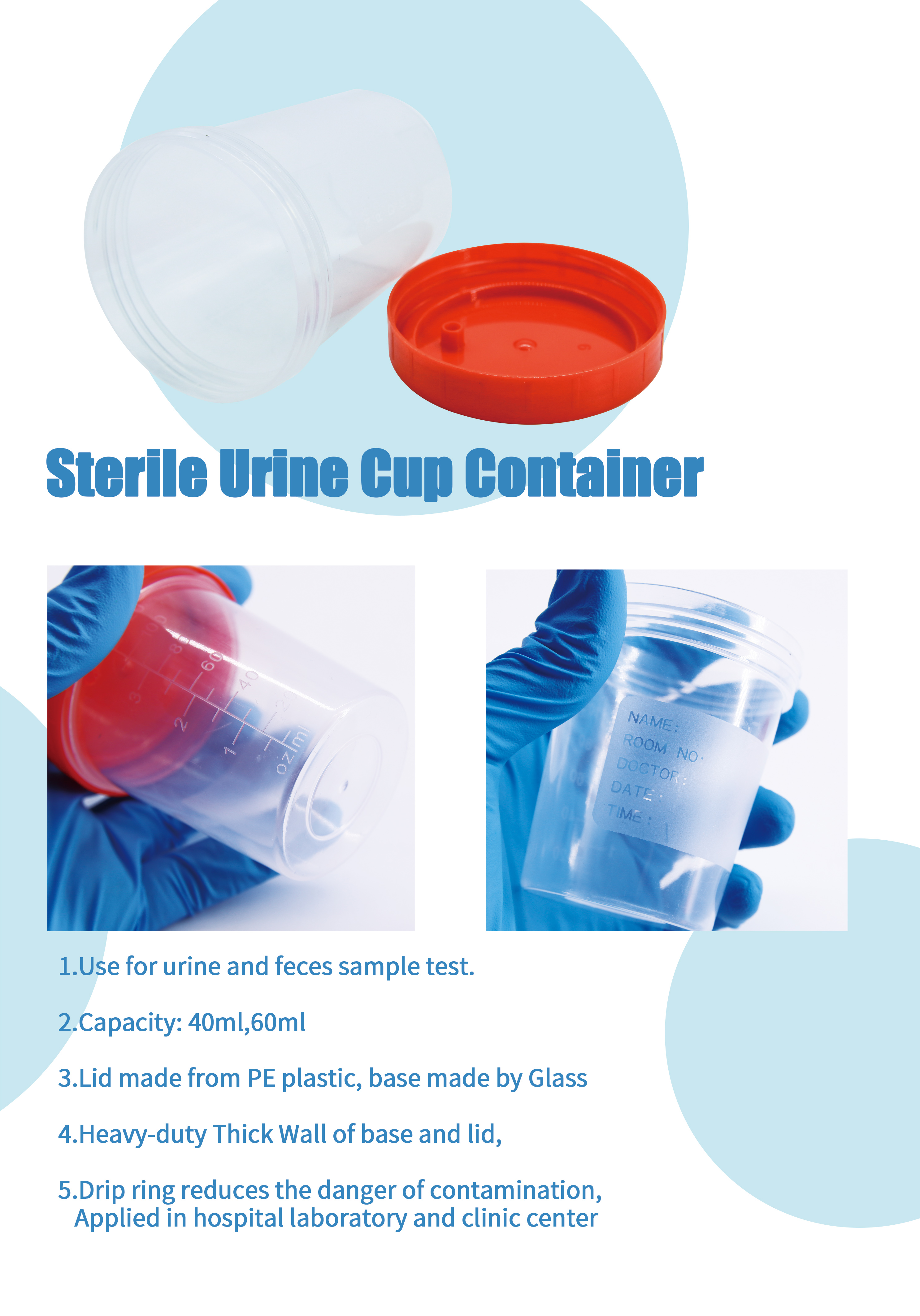 source 实验室设备医疗无菌尿杯 60毫升容器杯 ps on m.alibaba.com