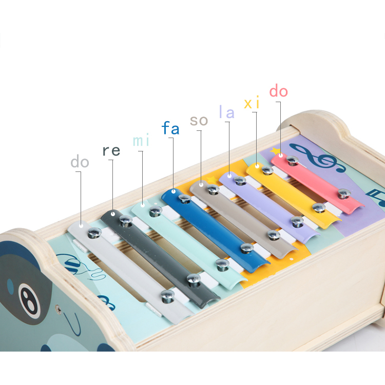 New Arrival 3In1 Multifunctional Wooden Dog Whack-a-mole Game Toys Hot Selling Kids Musical Percussion Educational Instrument