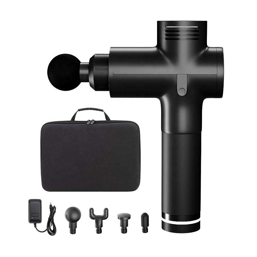 Высокомощный персональный перкуссионный беспроводной массажный пистолет, бесшумное частное оборудование для спины и рук, самомассажные инструменты