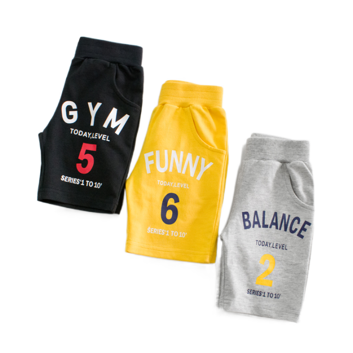 Прямые поставки с фабрики; Модные яркие повседневные Летние Короткие штаны для маленьких мальчиков; Американский стиль