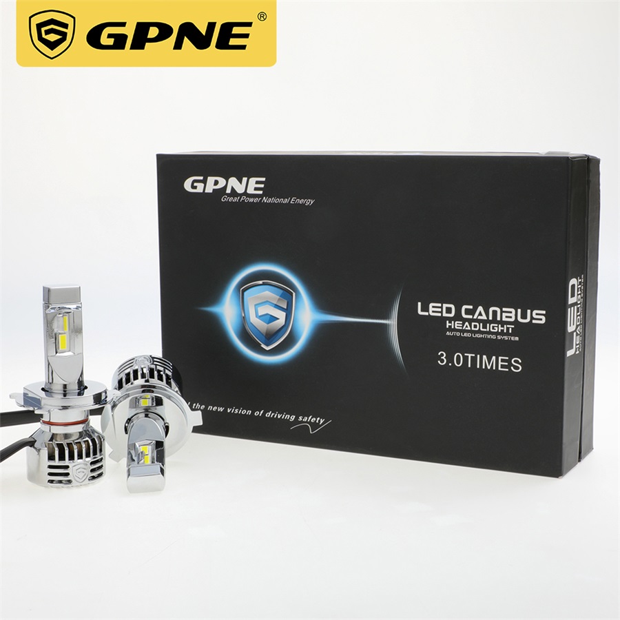 Супер яркий GPNE R4 12000 люмен 55 Вт Авто маленький мини H7 H4 светодиодный вентилятор авто 9005 9006 H11 H7 H4 автомобильная светодиодная фара H4