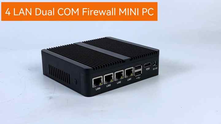 ミニPC fwater Intel I225V NIC 2.5G Ethernet J6412 J4125 Fanless Mini PC