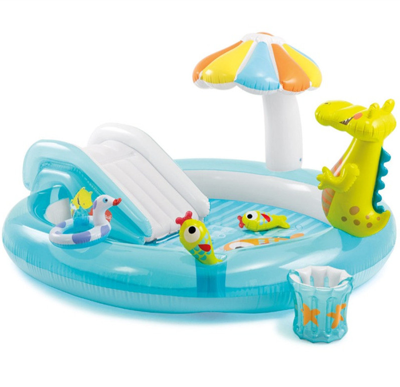 INTEX Gonflable Baleine Spray Piscine Enfant Bébé ouate Play Piscine