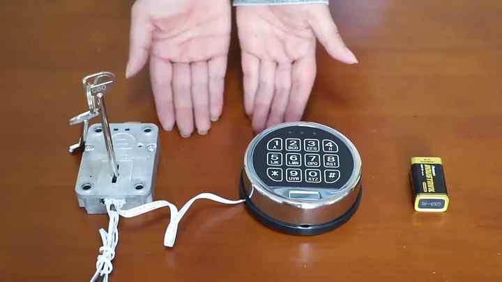 Different Configurations Round Lamp Electronic Combination Lock with ...