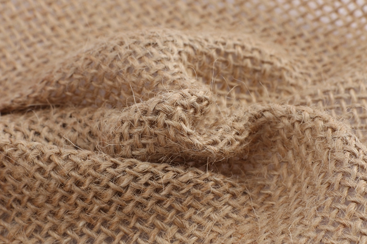 批发面料黄麻最便宜的粗麻布编织粗麻布 100% 黄麻织物卷袋