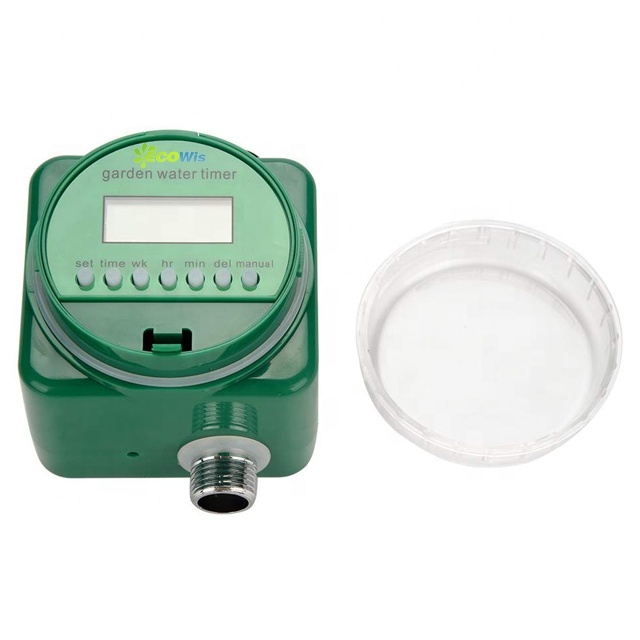 Garden Irrigation Timing Controller with Rain Sensor, Automatic Mechanical Digital Water Hose Timer System 1-Outlet