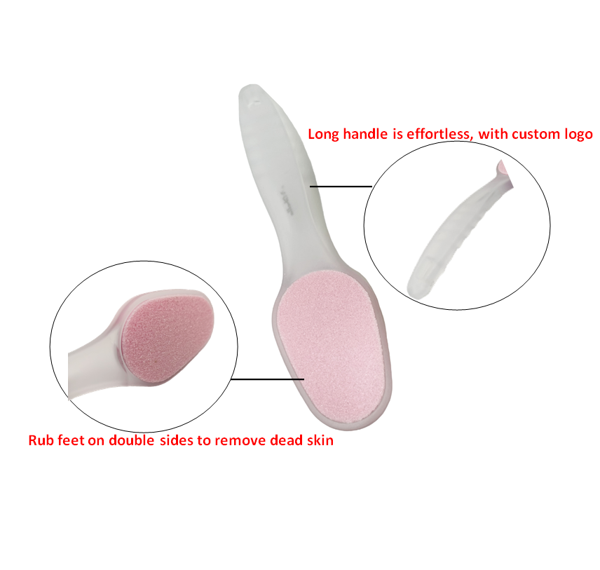 Wholesale Foot Care Tool Double Sides Plastic Feet Rubbing Hard Skin Remover Foot File