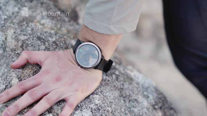 DM76 GPS Sport 5ATM Waterproof Smart Watch for Men Amoled Round  Wristwatches Outdoor Compass Bluetooth Call Reloj Smartwatch