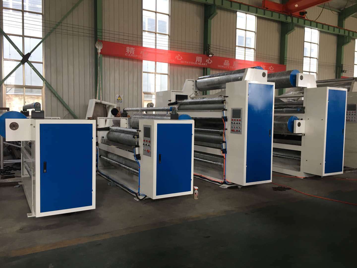 High speed 3/5/7 ply corrugated paperboard production line /packaging machine/carton box making machine price