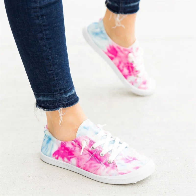 JUNZHI 2020 повседневные женские модные кроссовки, Женская холщовая обувь на плоской подошве