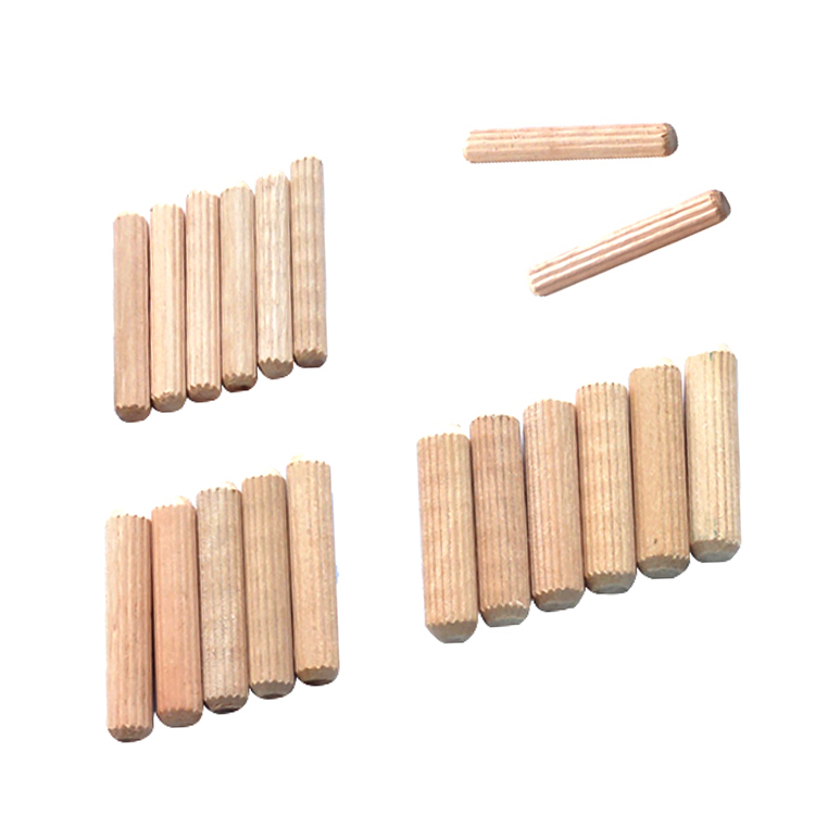200x Solid Birch 6mm Wooden Dowels