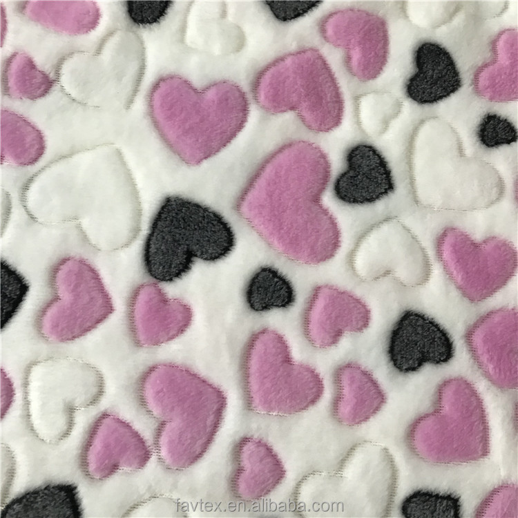 Фланелевая ткань из 100% полиэстера с 3D принтом для пижамы