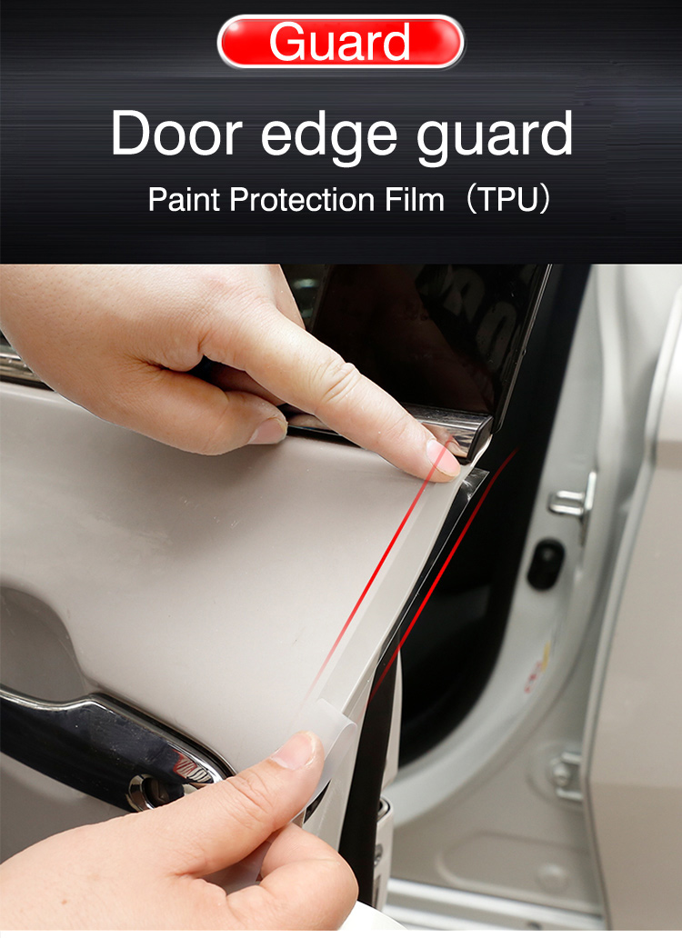 汽车车门边缘tpu油漆保护防刮条胶带保护膜防刮条透明