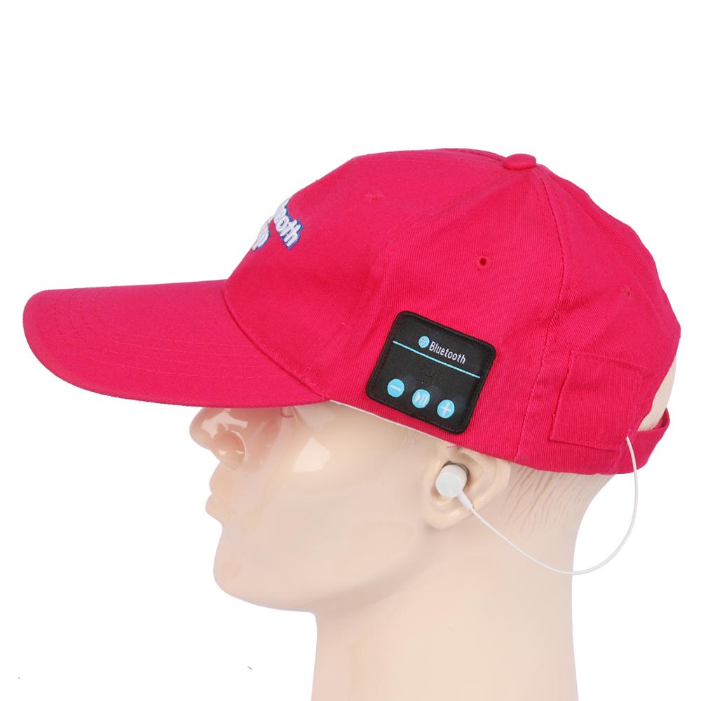 Summer Wireless Bluetooth Music Speaker Sun Cap with Mic