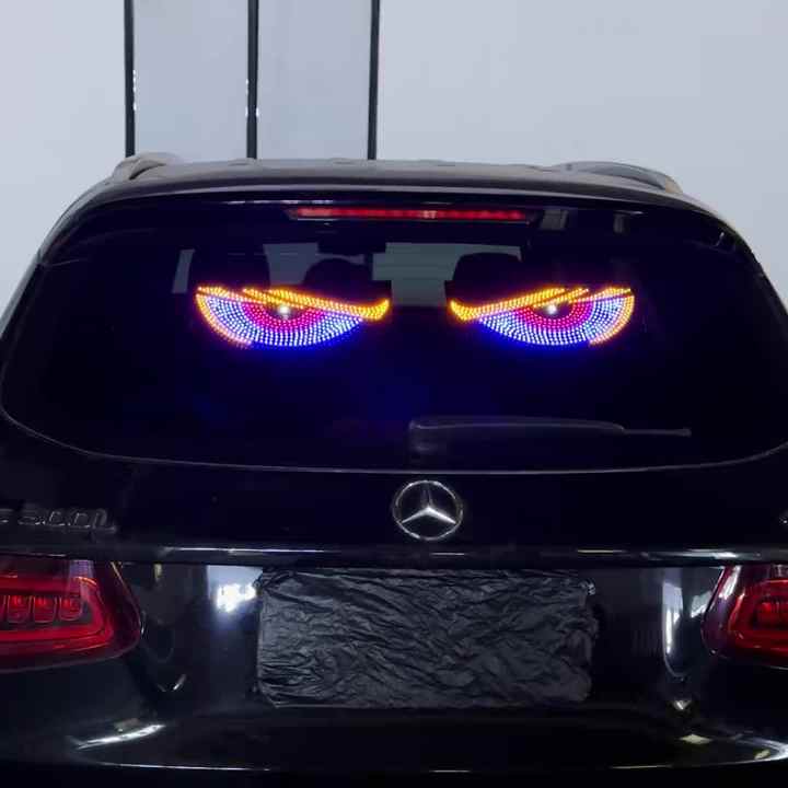 【lcrasher様用】DEMON EYE / Leave The Li USB Animated Demon Eyes Screen Led Matrix Panel for Trucks