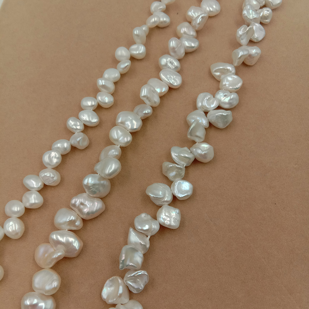 AA Good luster Purple Biwa stick pearl beads,Freshwater Cultured Pearls,Irregular Biwa Pearl strand,Pearl necklace,Wholesale pearls-15inches