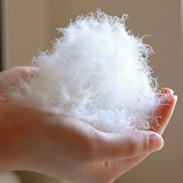 Высокое качество оптовая продажа натуральный белый подушка волокна бамбуковая подушка наполнение для подушек