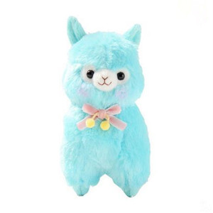 blue alpaca plush