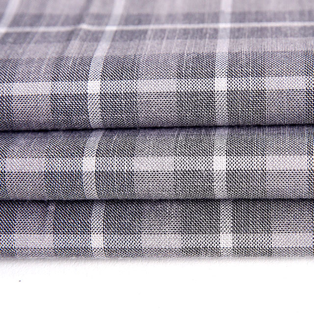 Горячая продажа окрашенная пряжа ткань полиэстер вискоза смешанный tr плед спандекс ткань