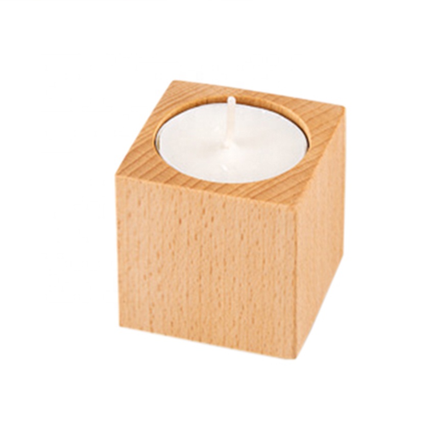 Оптовая продажа, подсвечники для свечей из твердой древесины в европейском стиле