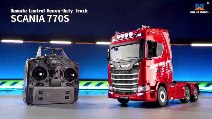 Authorized 770S V8 Scania 6x6 Heavy Hauler Truck - 1:18 RC Alloy