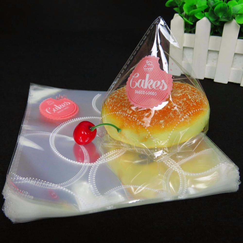 自定义opp透明玻璃纸塑料透明小蛋糕面包包装袋 - buy small plastic