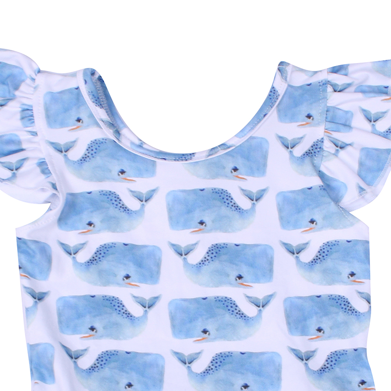 Комплект одежды для детей комплекты одежды для маленьких девочек в виде Кита; Bummies наряд для 2020