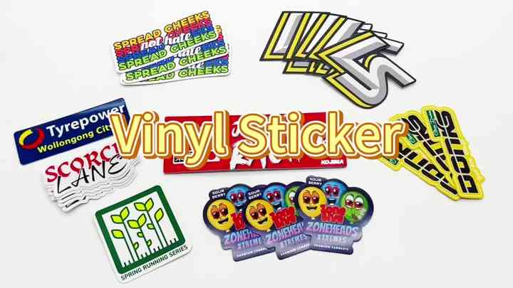 Die Cut Waterproof Sticker Vinyl - Perfect for Promotions