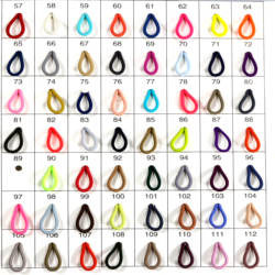 Eco amigável tamanhos personalizados rodada elástico esticar corda cordão de borracha colorido