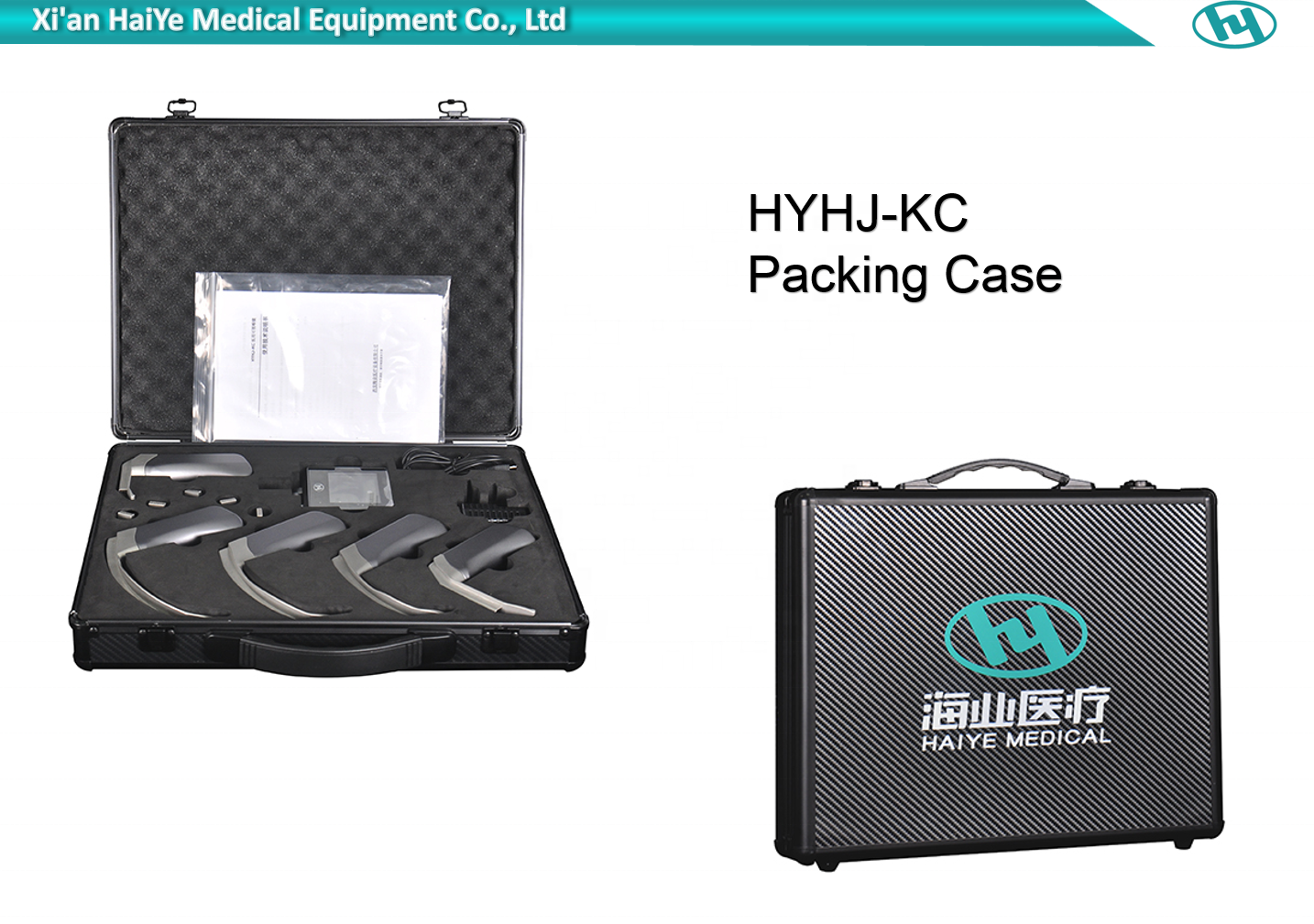 3'' TFT LCD Pediatric Fiber Optic Video Laryngoscope 16GB