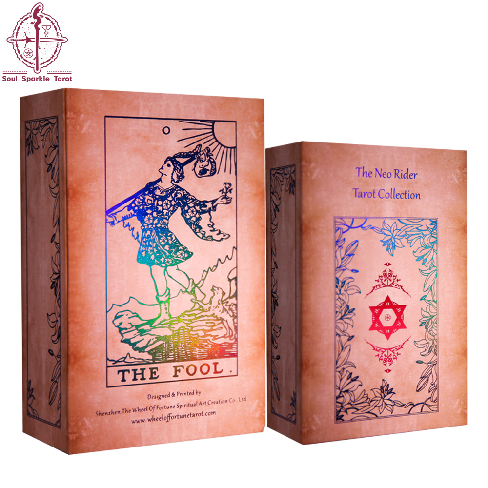 100% г., печатные карты Таро от производителя с книжными коробками