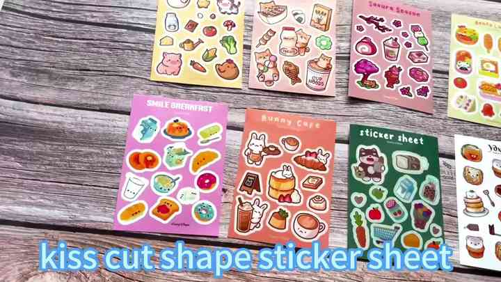 Popular Custom Kiss Cut Decals Weatherproof Various Shape Transparent ...