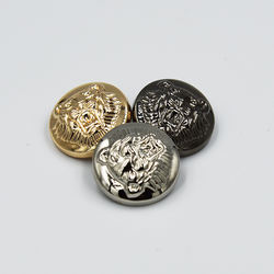 Military army Uniform sew Metal Shank Button Custom Logo Suit Sewing blazer Jacket Coat Button For Clothing