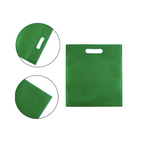 Ultrasonic D Cut Paper Shopping Bag Making Machine 120pcs / Min Non Woven