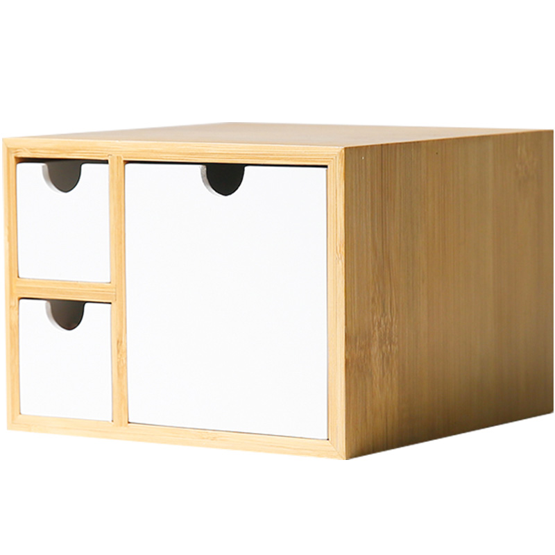 Приемник для офиса, креативный ящик из бамбука и дерева, для гостиной, спальни, различных офисных принадлежностей