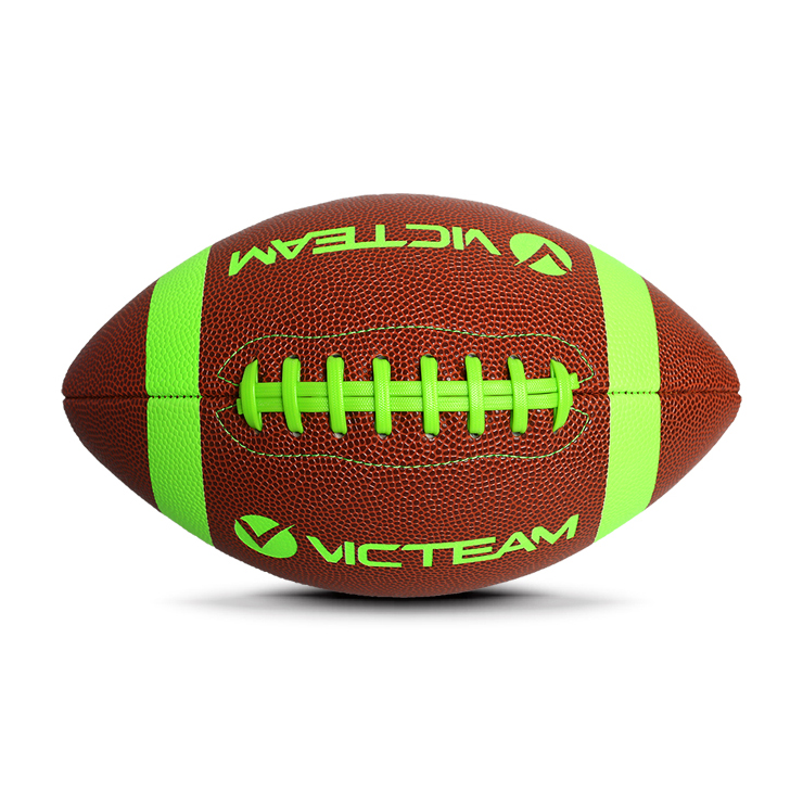Good Customized Logo Size 9 7 6 5 3 Inflatable PU Leather American Football Rugby Ball For Training