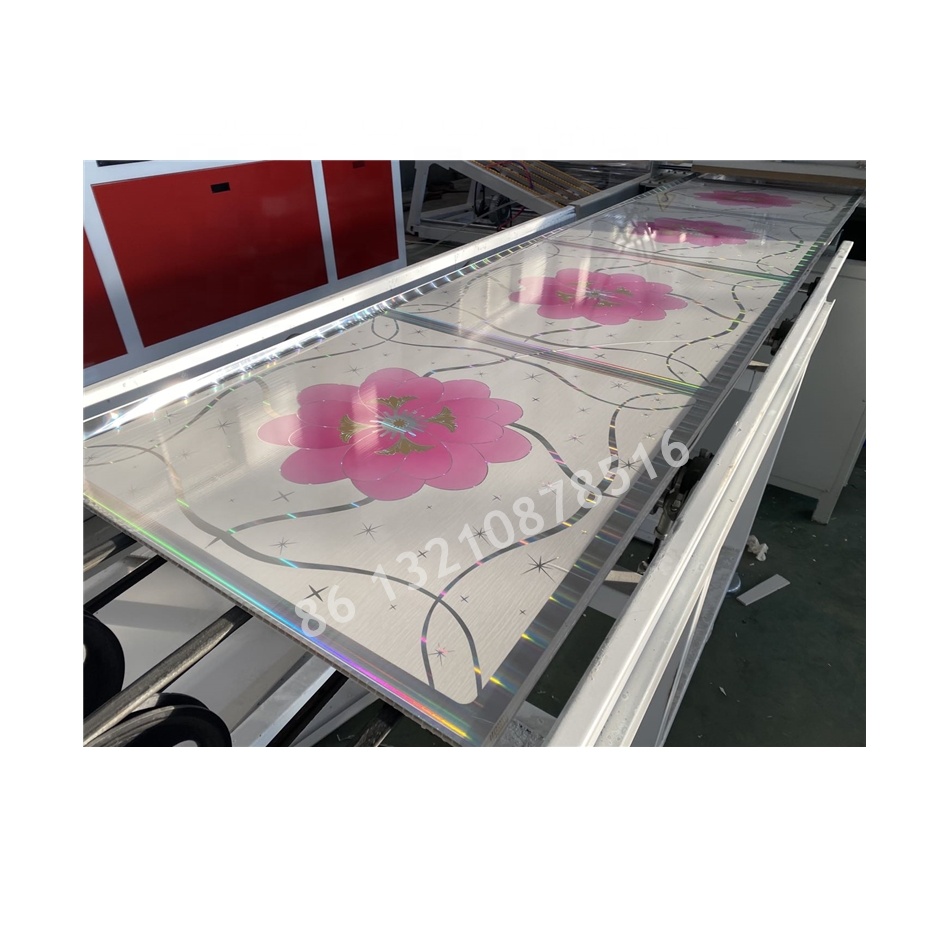 250 мм ПВХ потолочная производственная линия ПВХ Панель Стеновая машина