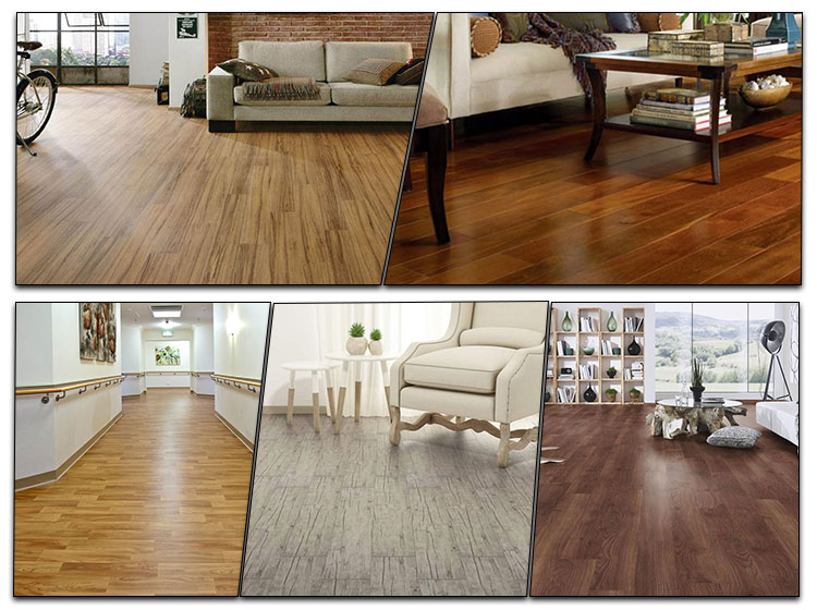 Wood Texture Vinyl Plank SPC Flooring 1220x180mm Stone Plastic Core Artificial Click
