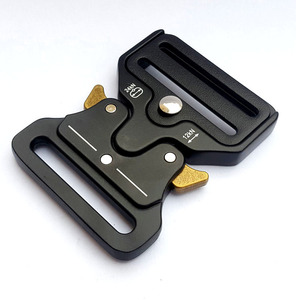 Hot Design Black 1.5 Inches Alloy Metal Tactical Belt Cobra Military quick release Buckle