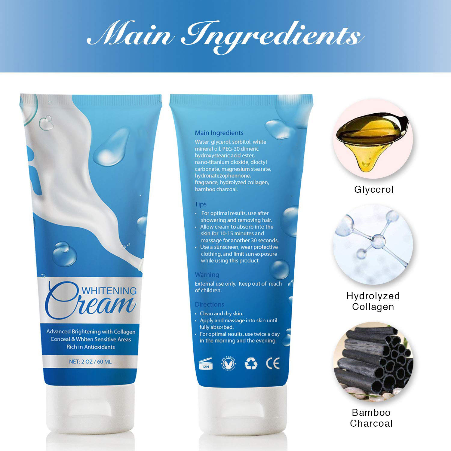 OEM Cosmetic Factory Wholesale Skin Care Underarm Whitening Cream