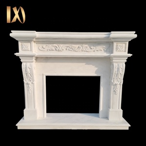 White Fireplace Mantel Shelf
