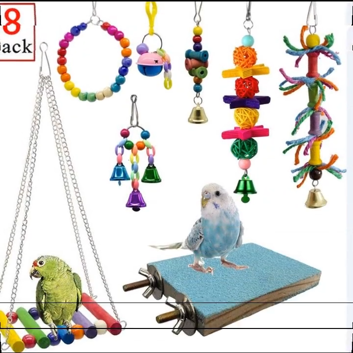 24 Stück Fingerfallen Aus Bambus – Lustiges DIY-Spielzeug Für Papageien & Kinder | Natürliches Kauspielzeug Für Vögel
