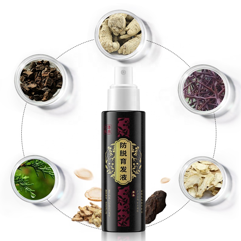 Медицинский травяной экстракт формула против выпадения волос масло Alopecia утолщение волос рост волос сыворотка